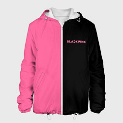 Куртка с капюшоном мужская Blackpink- двойной, цвет: 3D-белый