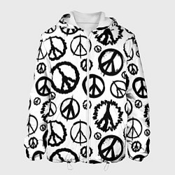 Мужская куртка Many peace logo