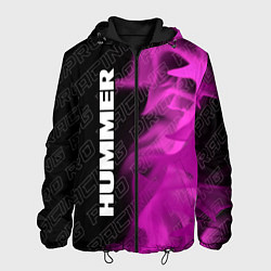 Куртка с капюшоном мужская Hummer pro racing: по-вертикали, цвет: 3D-черный