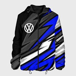 Мужская куртка Volkswagen - Синяя абстракция