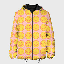 Куртка с капюшоном мужская Smiley, цвет: 3D-черный