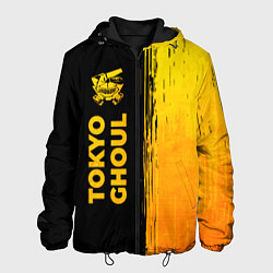 Куртка с капюшоном мужская Tokyo Ghoul - gold gradient: по-вертикали, цвет: 3D-черный