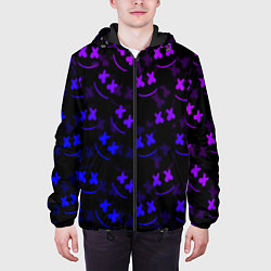 Куртка с капюшоном мужская Marshmello DJ, цвет: 3D-черный — фото 2