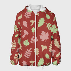 Мужская куртка Осень - бордовый 3