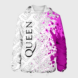 Куртка с капюшоном мужская Queen rock legends: по-вертикали, цвет: 3D-белый