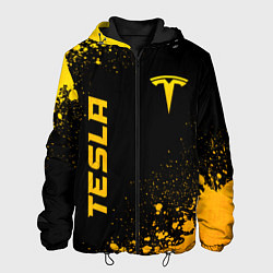 Мужская куртка Tesla - gold gradient вертикально