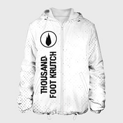 Куртка с капюшоном мужская Thousand Foot Krutch: Glitch, цвет: 3D-белый