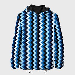 Мужская куртка Ломаные полосы синий