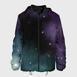 Мужская куртка Космос и звезды на темном фоне