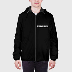 Куртка с капюшоном мужская Самурай - Киберпанк 2077, цвет: 3D-черный — фото 2