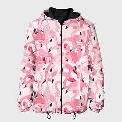 Мужская куртка Стая розовых фламинго
