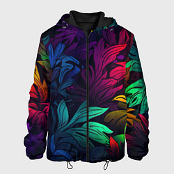 Мужская куртка Яркие абстрактные листья