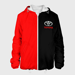 Мужская куртка Toyota car красно чёрный
