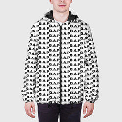 Куртка с капюшоном мужская BAP kpop steel pattern, цвет: 3D-черный — фото 2