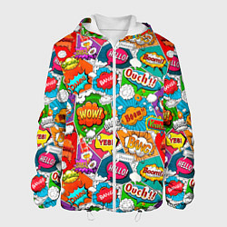 Мужская куртка Bang Boom Ouch pop art pattern