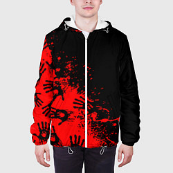 Куртка с капюшоном мужская Death Stranding game, цвет: 3D-белый — фото 2