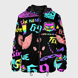 Мужская куртка 6ix9ine logo rap bend