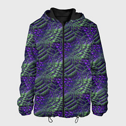Мужская куртка Фиолетово-зеленые ромбики