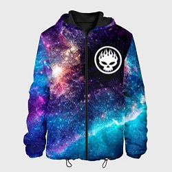 Куртка с капюшоном мужская The Offspring space rock, цвет: 3D-черный