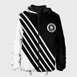 Куртка с капюшоном мужская Chelsea football club sport, цвет: 3D-черный