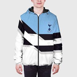 Куртка с капюшоном мужская Tottenham sport geometry, цвет: 3D-черный — фото 2