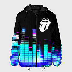 Куртка с капюшоном мужская Rolling Stones эквалайзер, цвет: 3D-черный