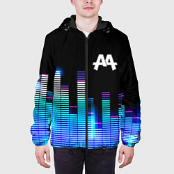 Куртка с капюшоном мужская Asking Alexandria эквалайзер, цвет: 3D-черный — фото 2