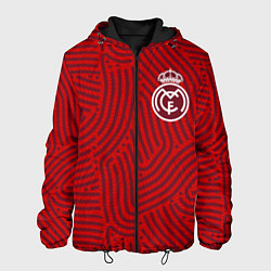Куртка с капюшоном мужская Real Madrid отпечатки, цвет: 3D-черный