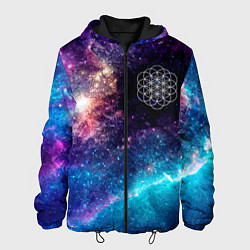 Куртка с капюшоном мужская Coldplay space rock, цвет: 3D-черный
