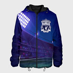Куртка с капюшоном мужская Liverpool ночное поле, цвет: 3D-черный