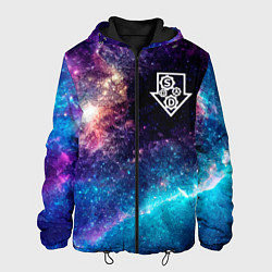 Куртка с капюшоном мужская System of a Down space rock, цвет: 3D-черный