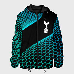 Куртка с капюшоном мужская Tottenham football net, цвет: 3D-черный
