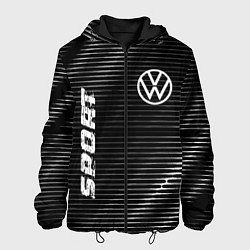 Куртка с капюшоном мужская Volkswagen sport metal, цвет: 3D-черный
