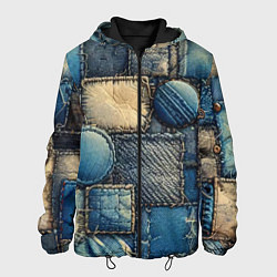 Мужская куртка Denim patchwork - ai art