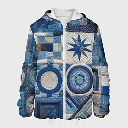 Мужская куртка Denim patchwork - ai art