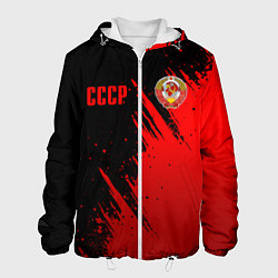 Мужская куртка СССР - черно-красный