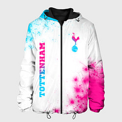 Мужская куртка Tottenham neon gradient style вертикально