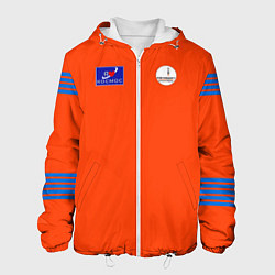 Куртка с капюшоном мужская Скафандр 07-М, цвет: 3D-белый