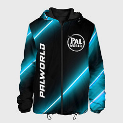 Куртка с капюшоном мужская Palworld неоновые лампы, цвет: 3D-черный