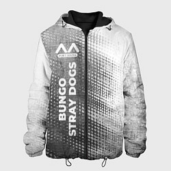 Куртка с капюшоном мужская Bungo Stray Dogs - grey gradient по-вертикали, цвет: 3D-черный