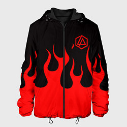 Мужская куртка Linkin park logo fire