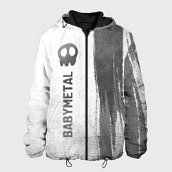 Куртка с капюшоном мужская Babymetal - white gradient по-вертикали, цвет: 3D-черный