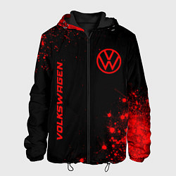 Мужская куртка Volkswagen - red gradient вертикально