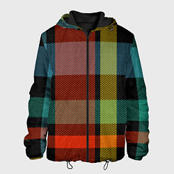 Куртка с капюшоном мужская Вечер у камина, цвет: 3D-черный