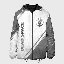 Мужская куртка Dead Space - white gradient вертикально