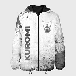 Мужская куртка Kuromi - white gradient вертикально