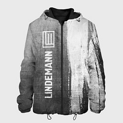 Куртка с капюшоном мужская Lindemann - grey gradient по-вертикали, цвет: 3D-черный