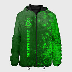 Куртка с капюшоном мужская Galatasaray - green gradient по-вертикали, цвет: 3D-черный