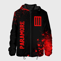 Мужская куртка Paramore - red gradient вертикально