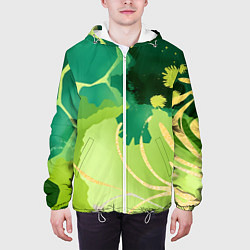 Куртка с капюшоном мужская Вдохновленный природой, цвет: 3D-белый — фото 2